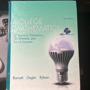 Pearson College Mathematics Textbook - Teal and Silver
